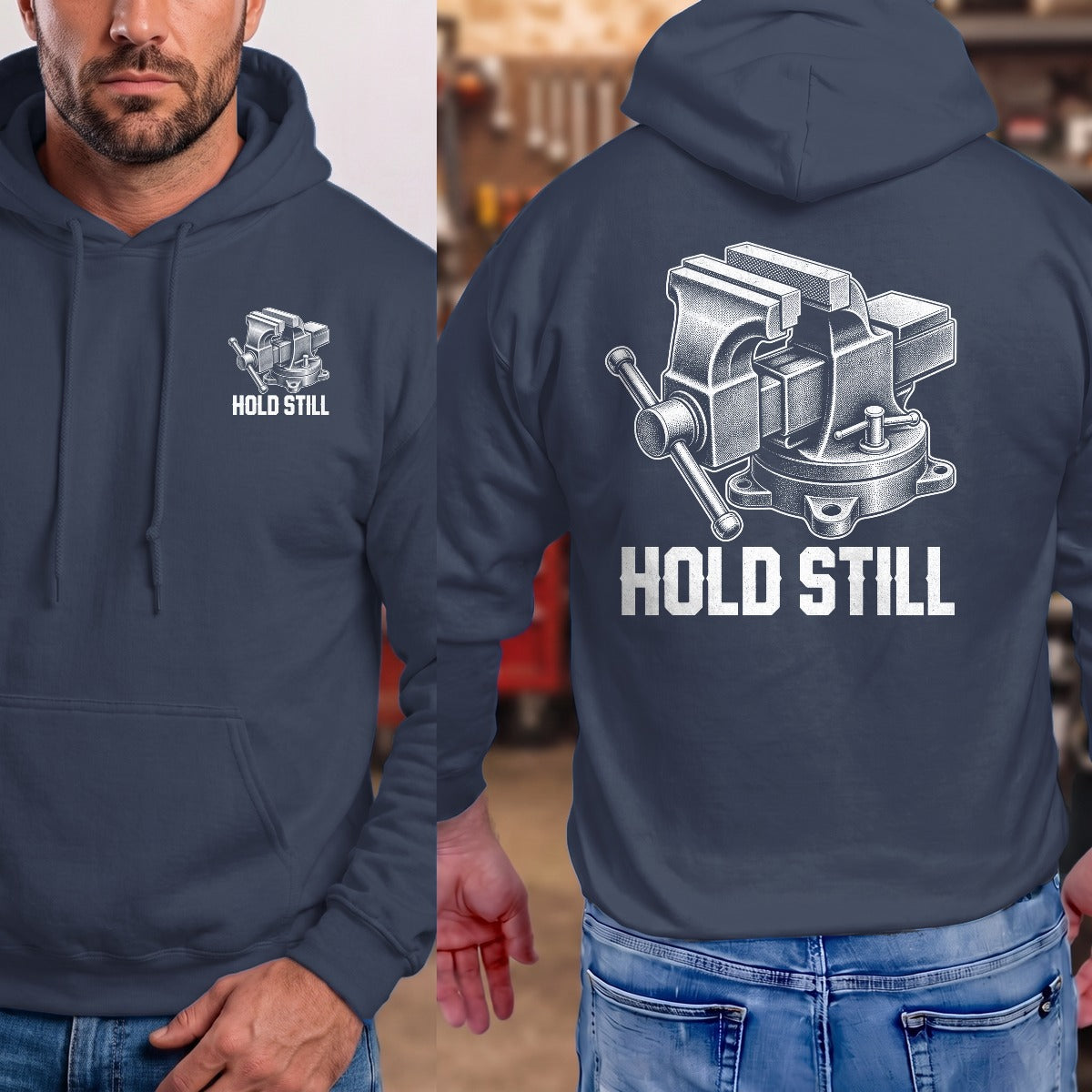 Navy | Front & Back