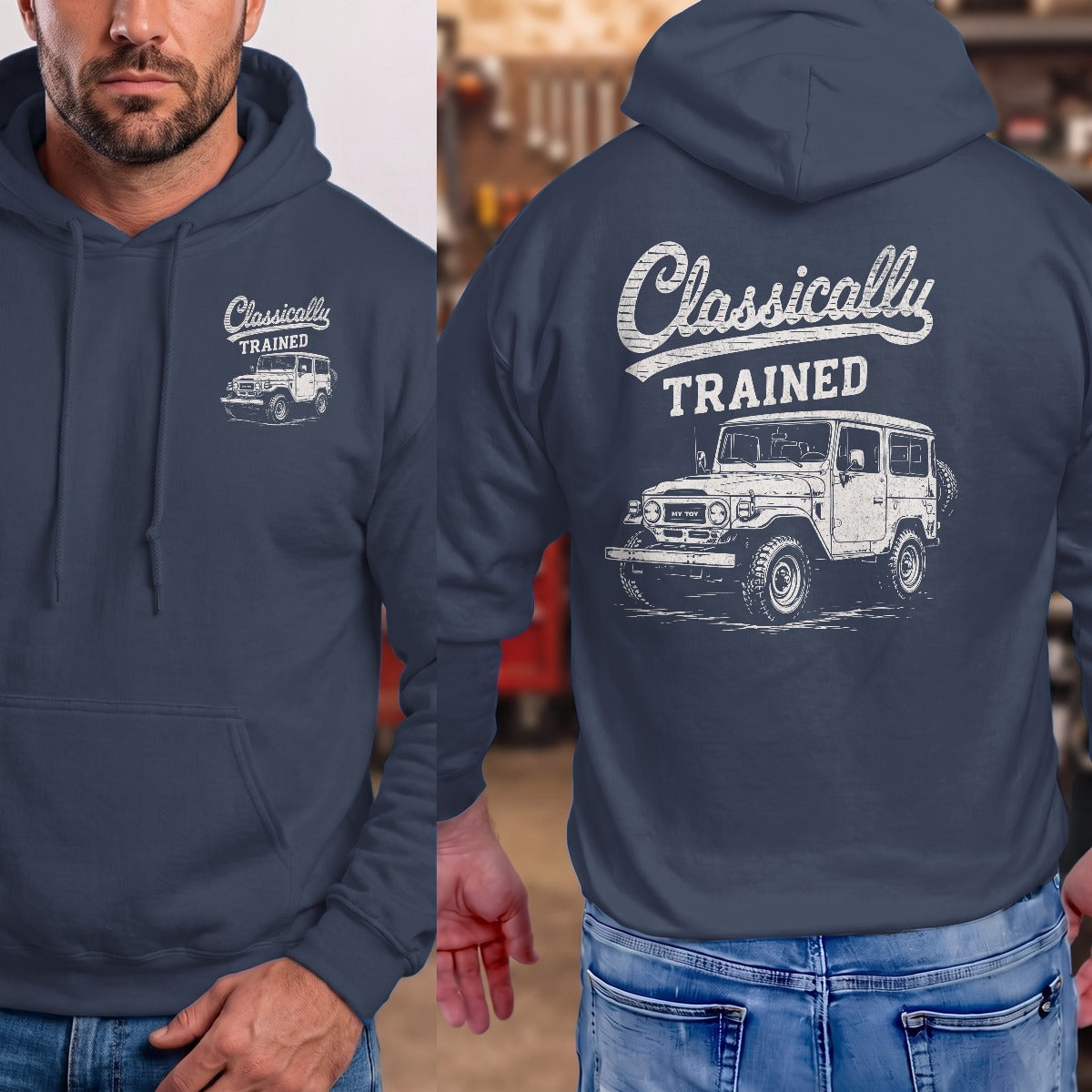 Navy | Front & Back