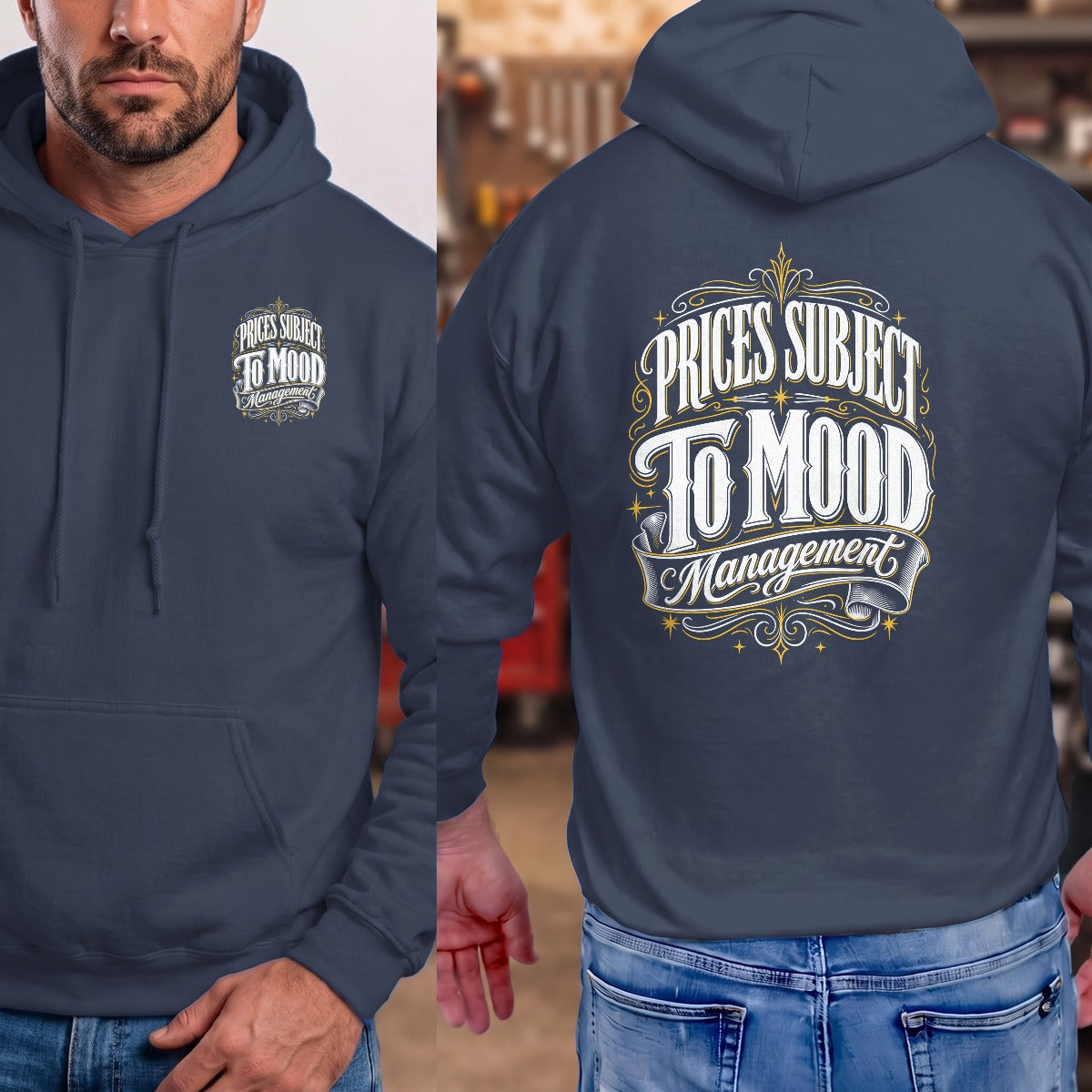Navy | Front & Back