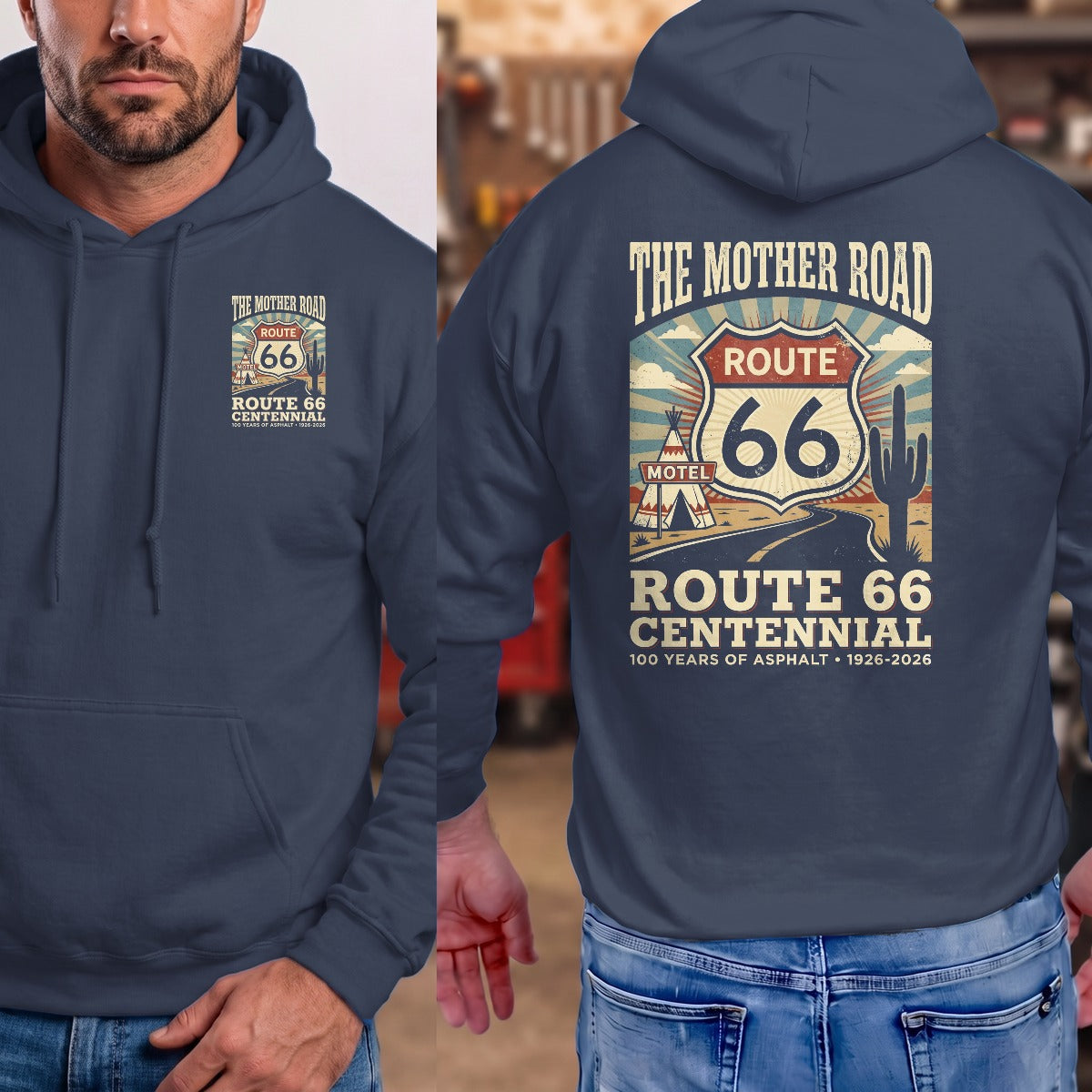 Navy | Front & Back