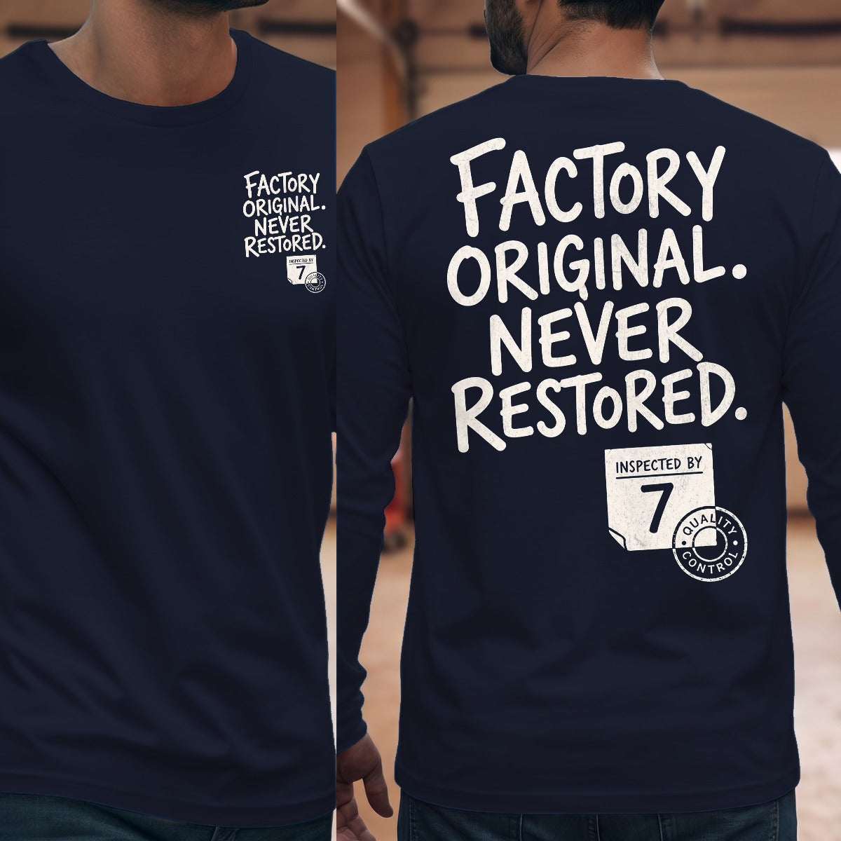 Navy | Front & Back
