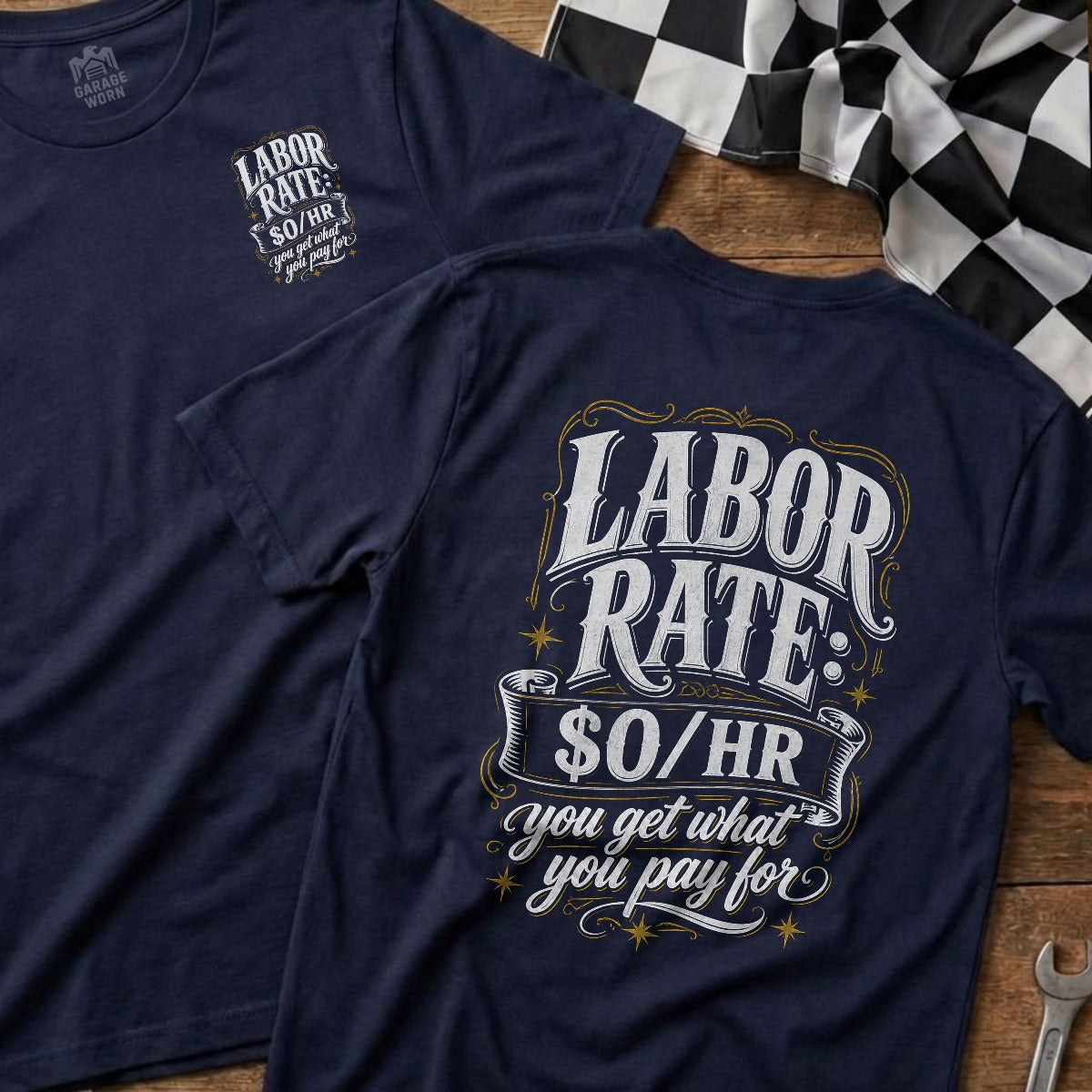Navy | Front & Back