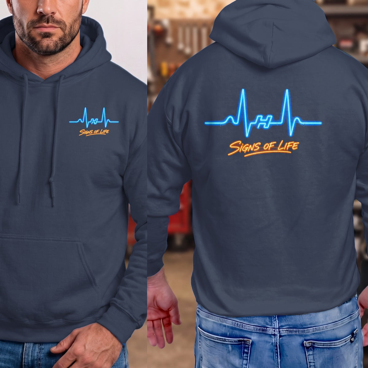 Navy | Front & Back