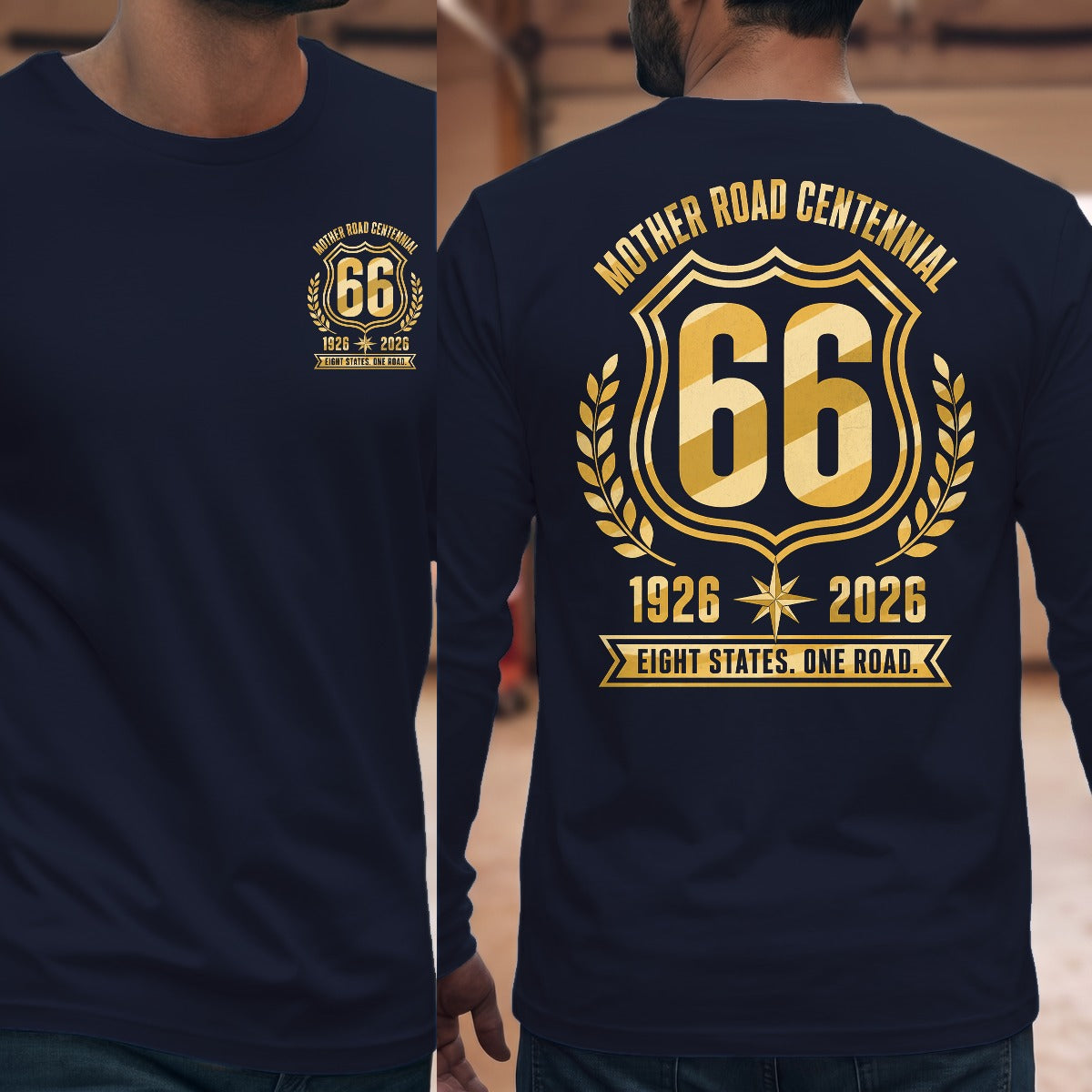 Navy | Front & Back