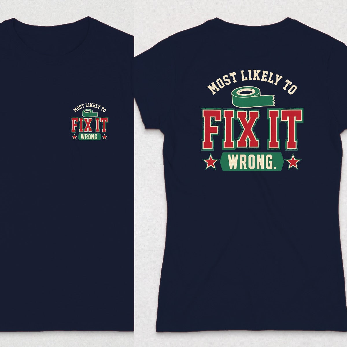 Navy | Front & Back
