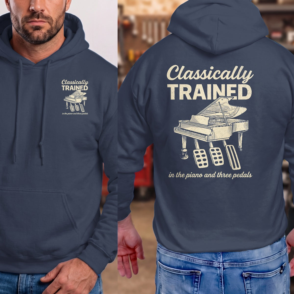 Navy | Front & Back