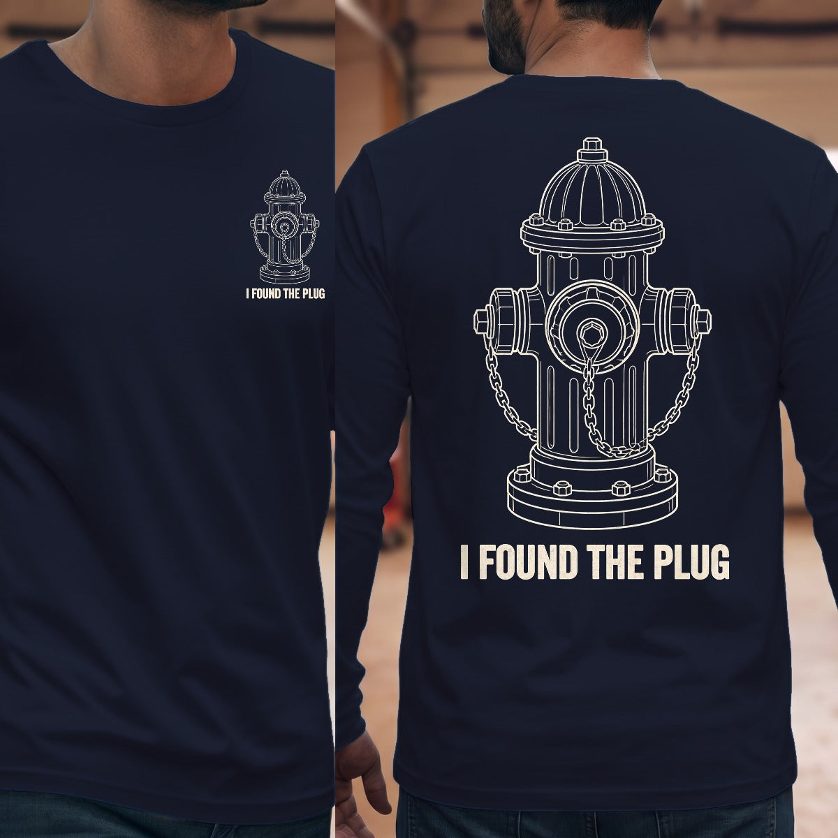 Navy | Front & Back