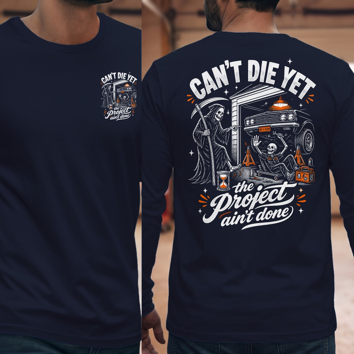 Navy | Front & Back