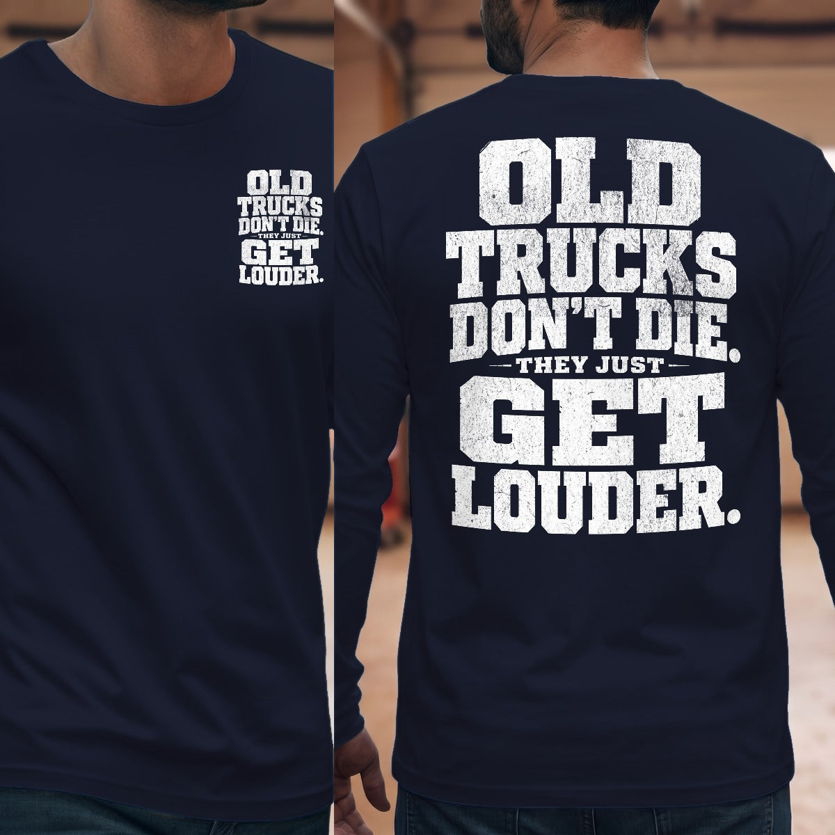 Navy | Front & Back