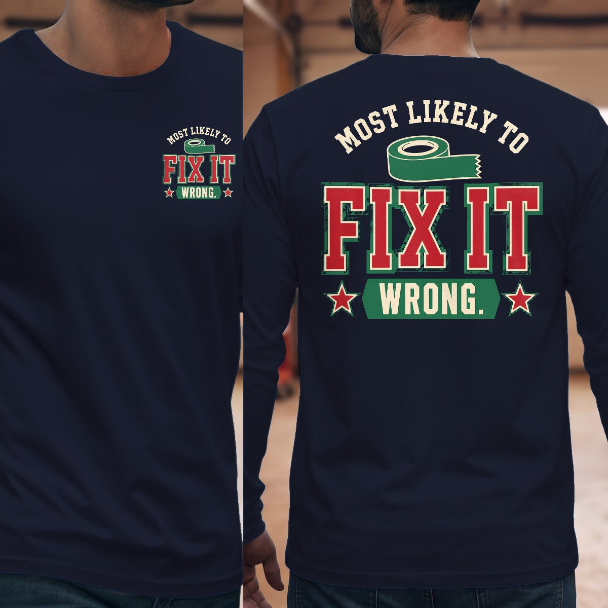 Navy | Front & Back