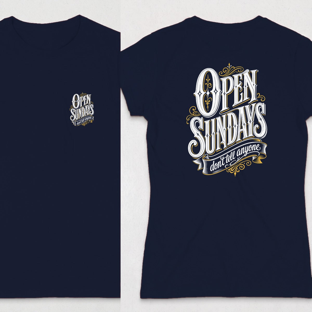 Navy | Front & Back