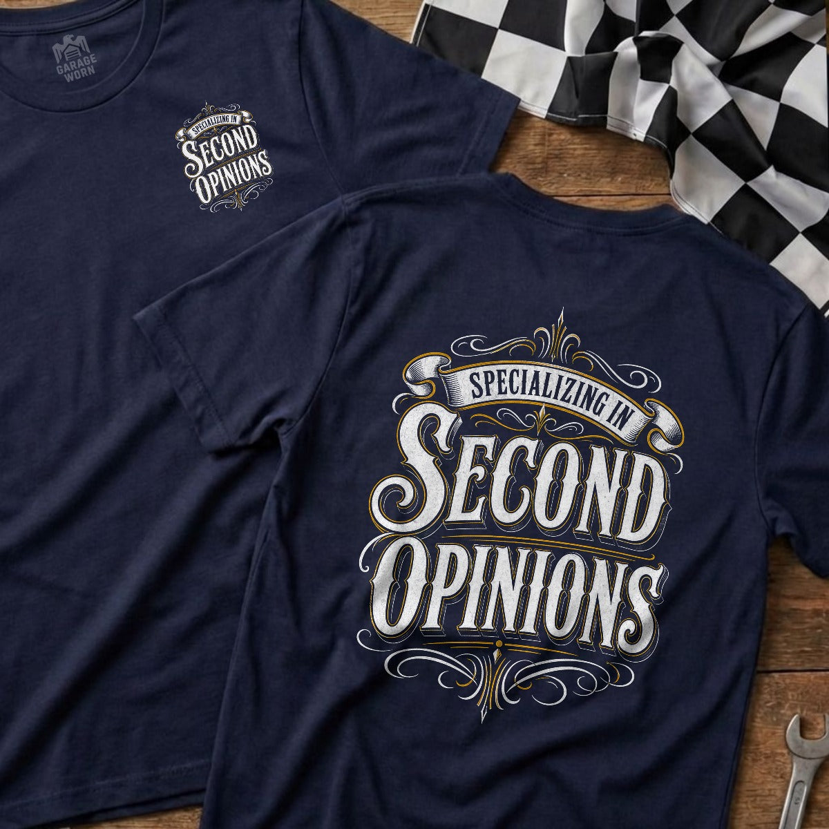 Navy | Front & Back