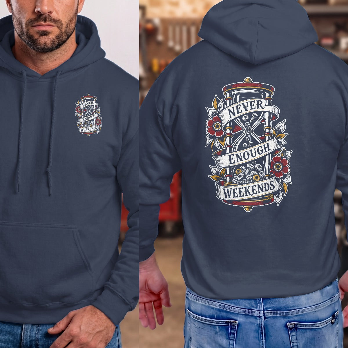 Navy | Front & Back