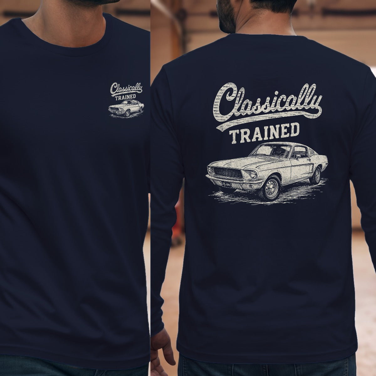 Navy | Front & Back