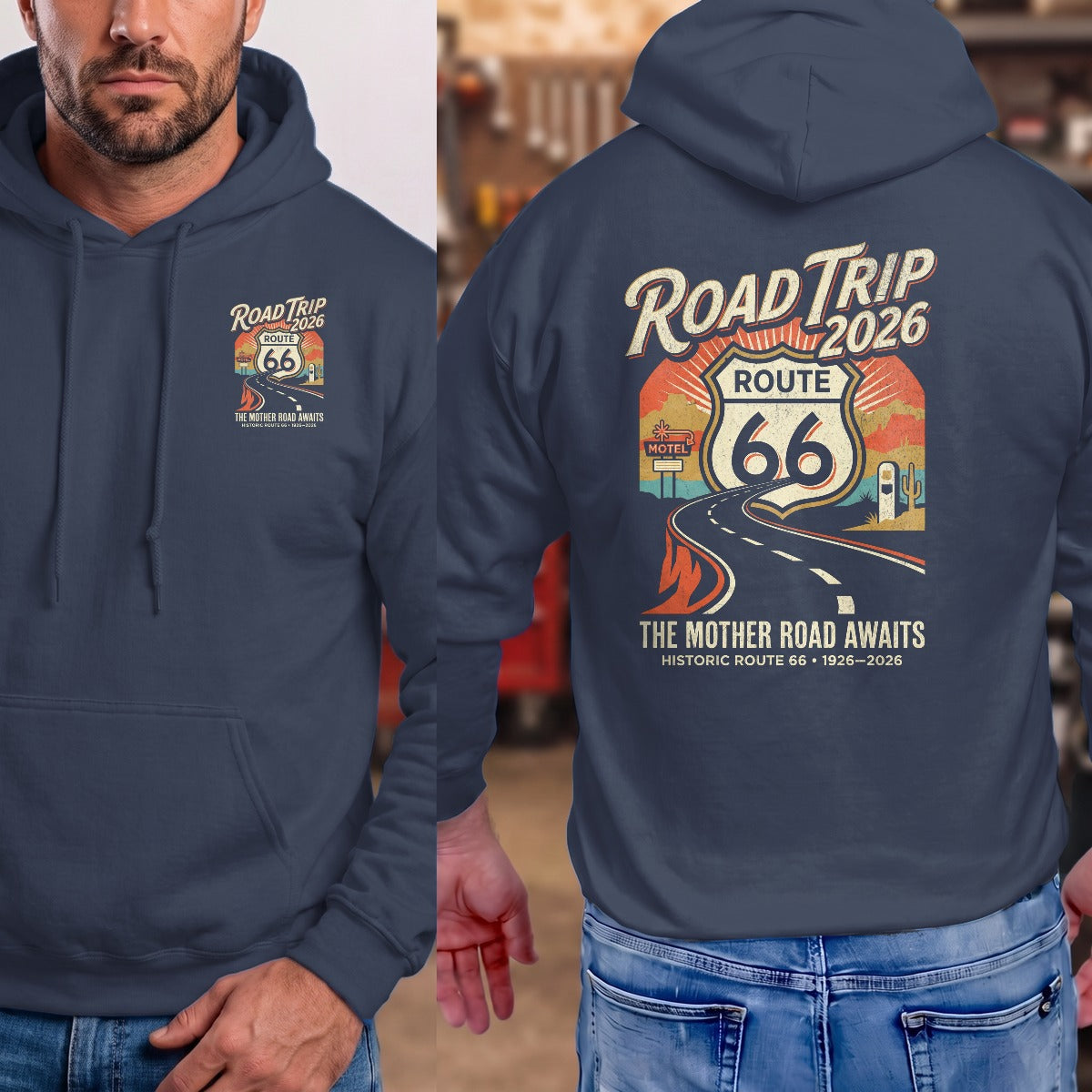Navy | Front & Back