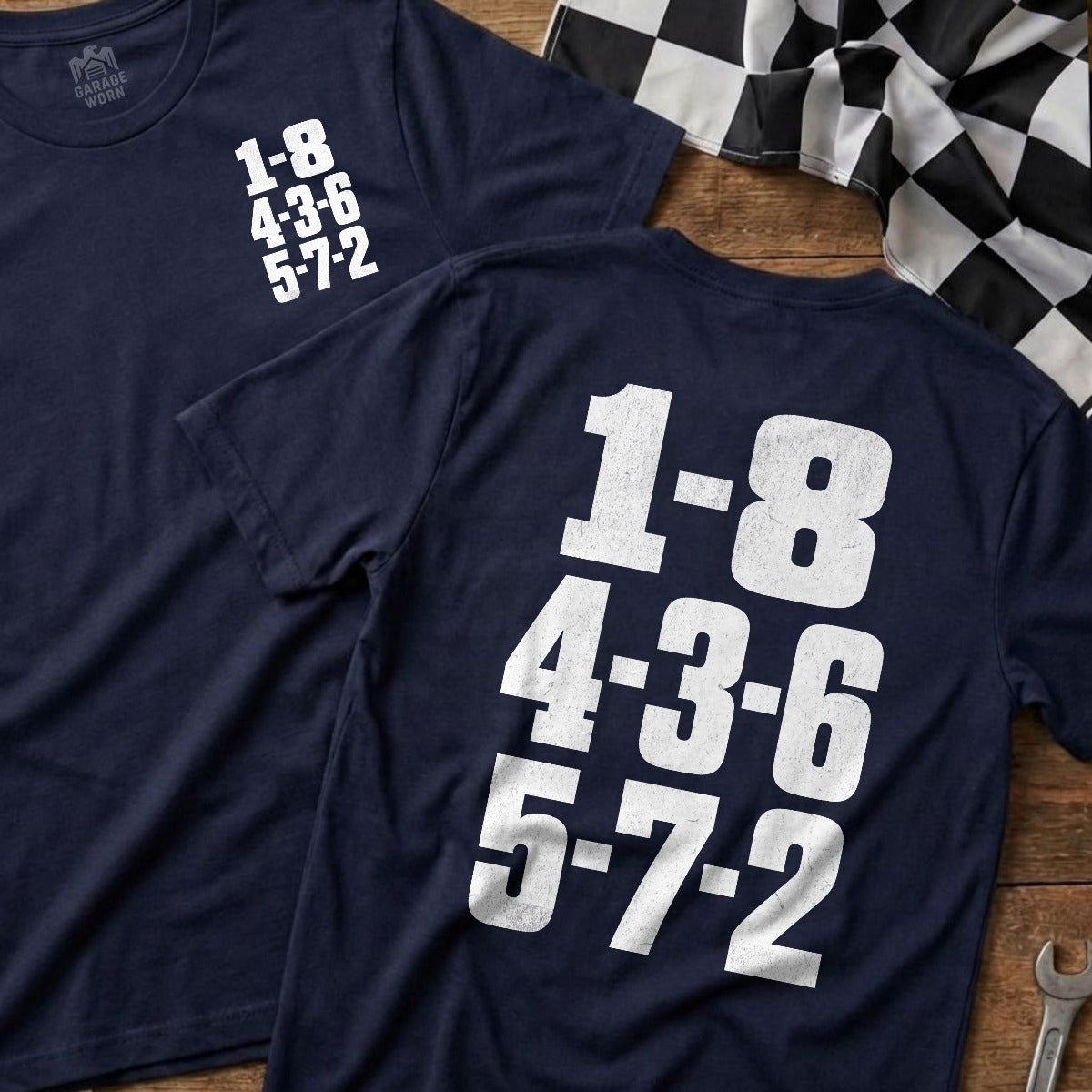 Navy | Front & Back