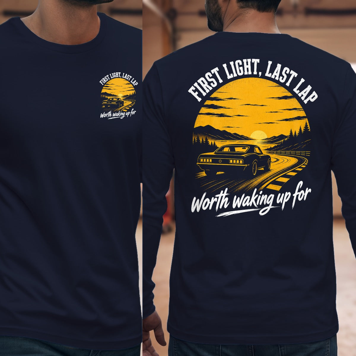 Navy | Front & Back