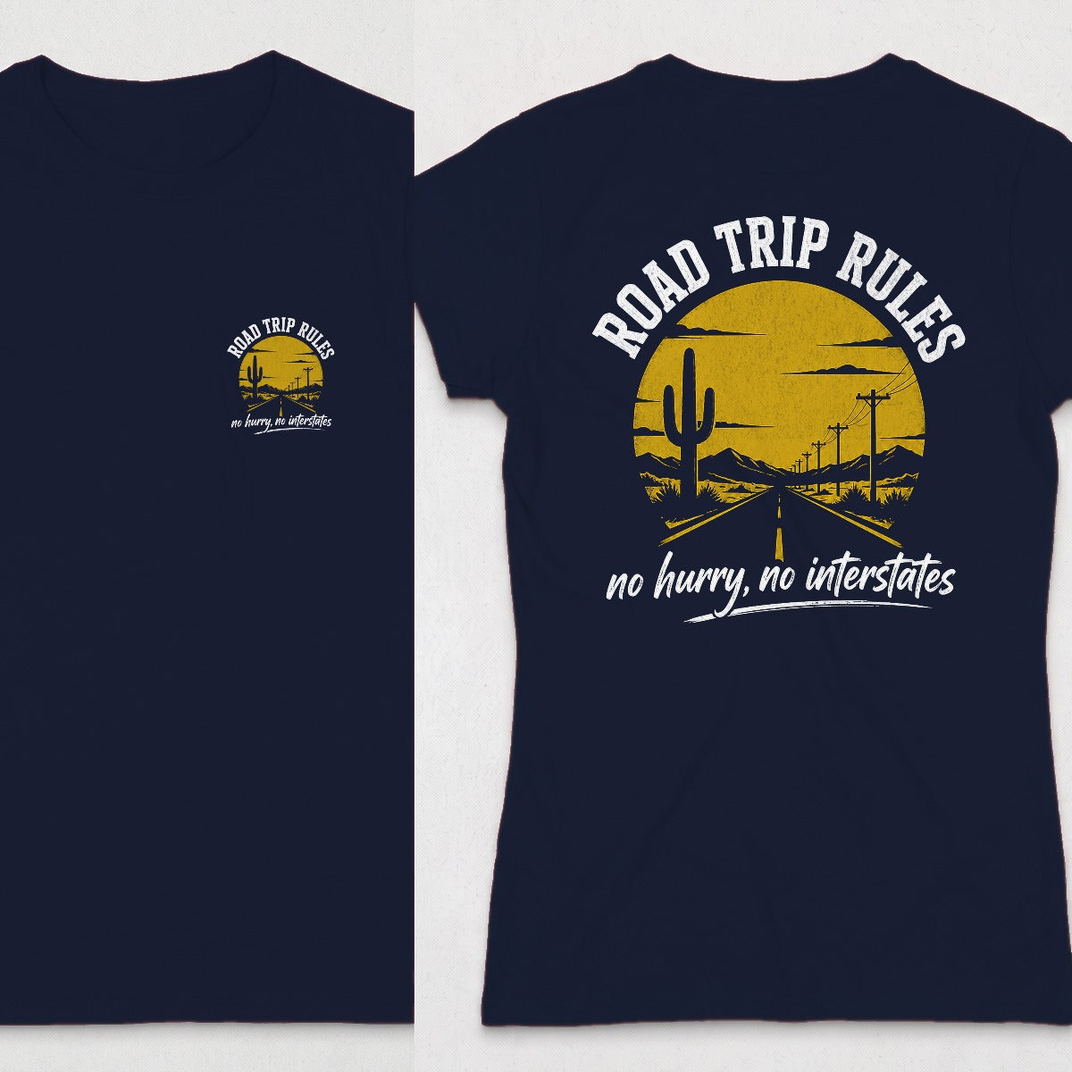 Navy | Front & Back