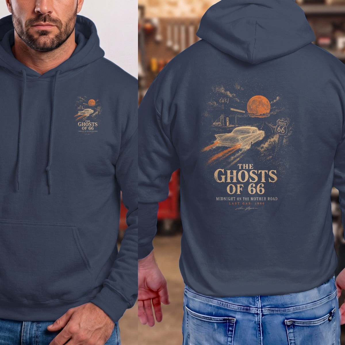 Navy | Front & Back