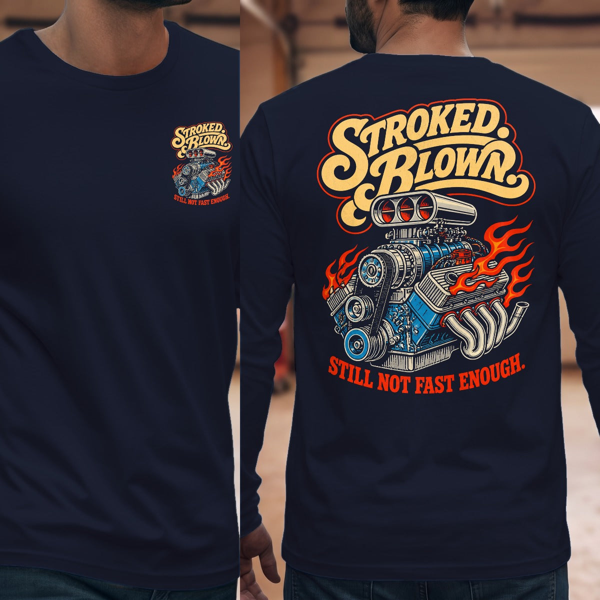 Navy | Front & Back