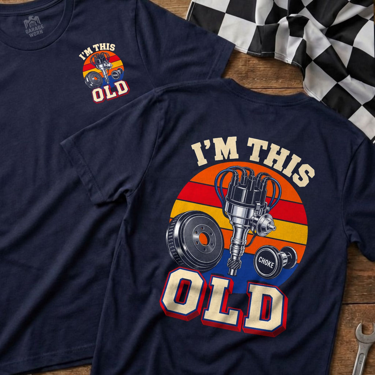 Navy | Front & Back