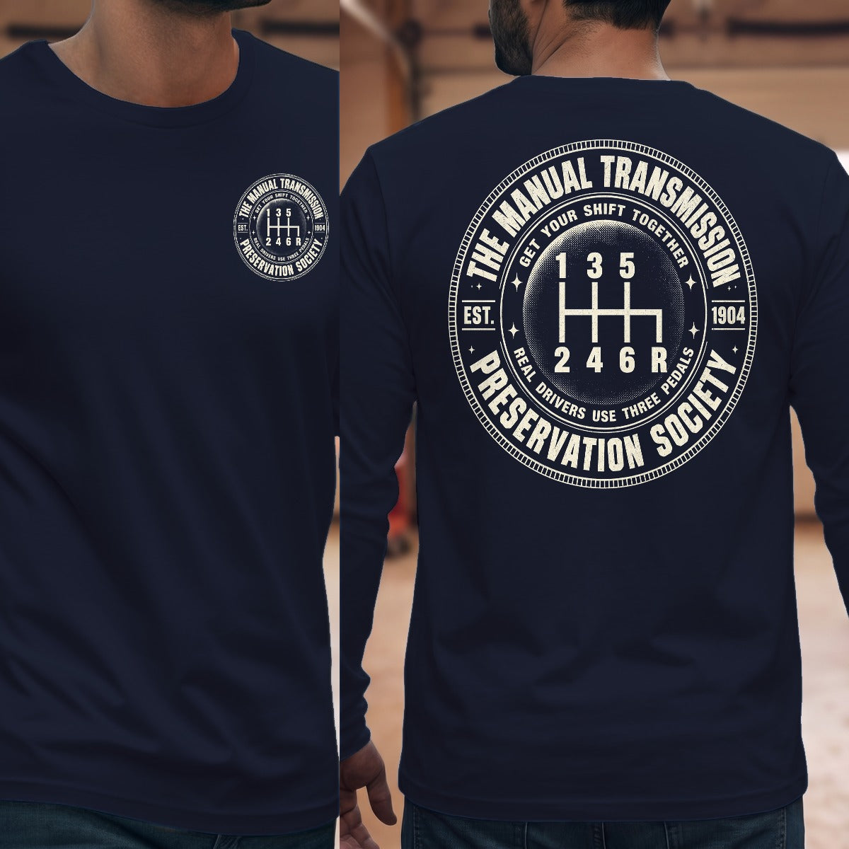 Navy | Front & Back