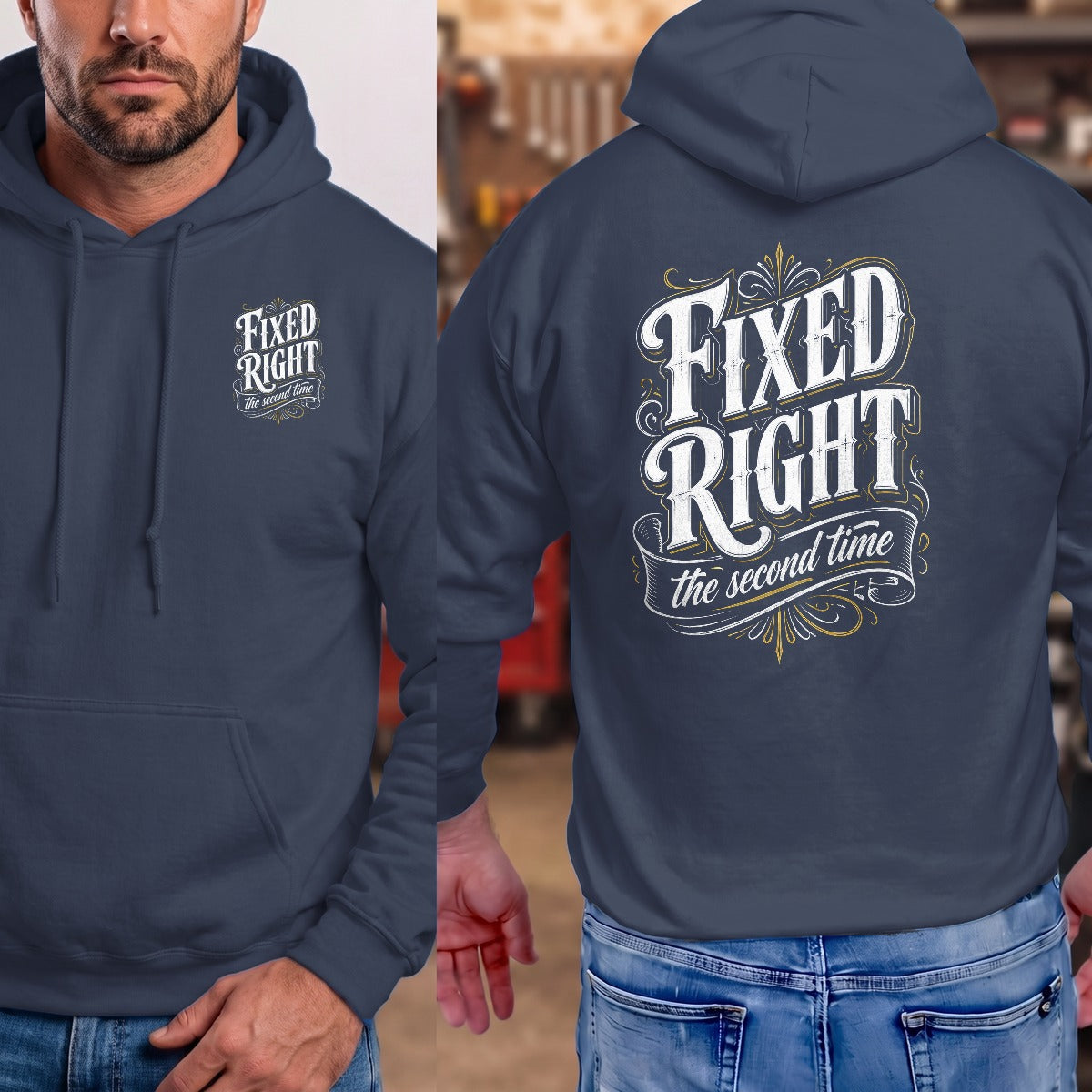 Navy | Front & Back