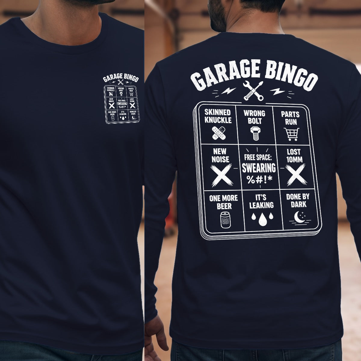 Navy | Front & Back
