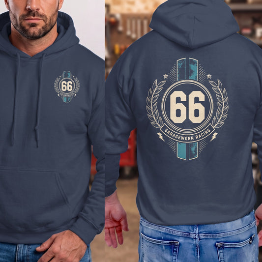 Navy | Left Chest + Back