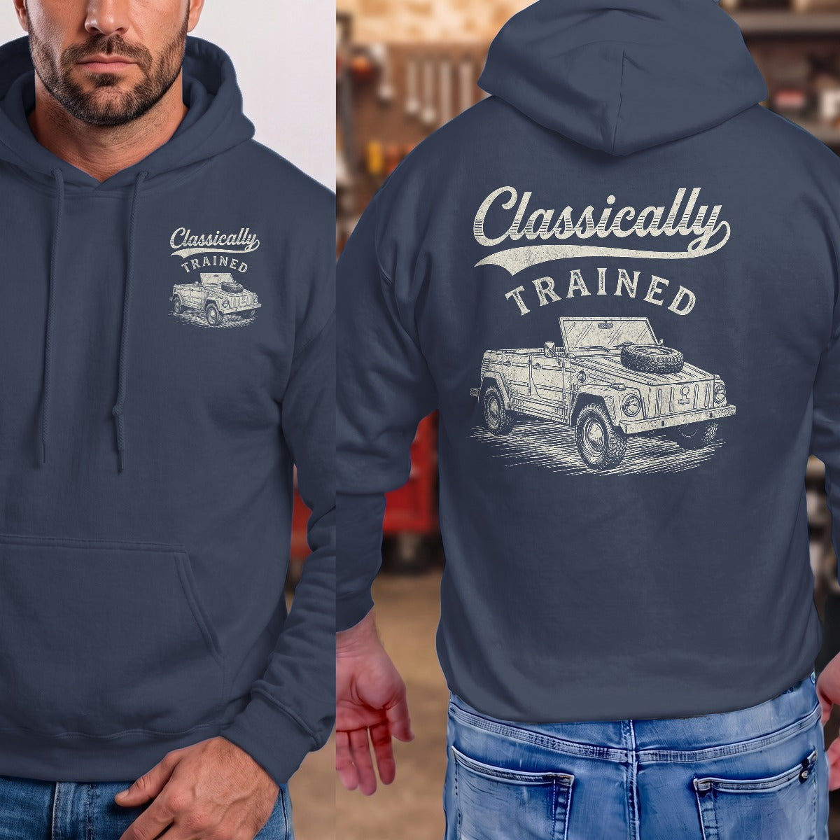 Navy | Front & Back