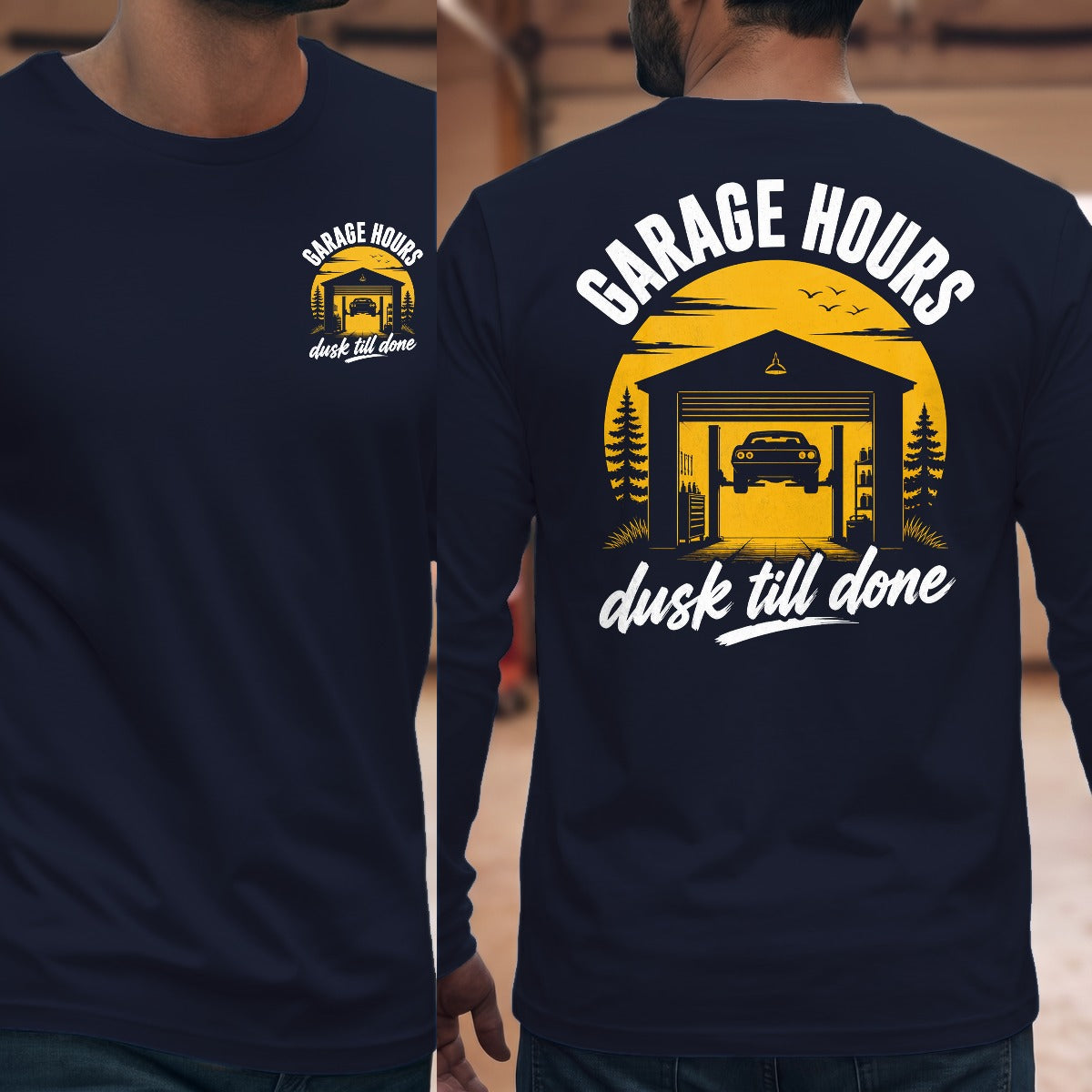 Navy | Front & Back