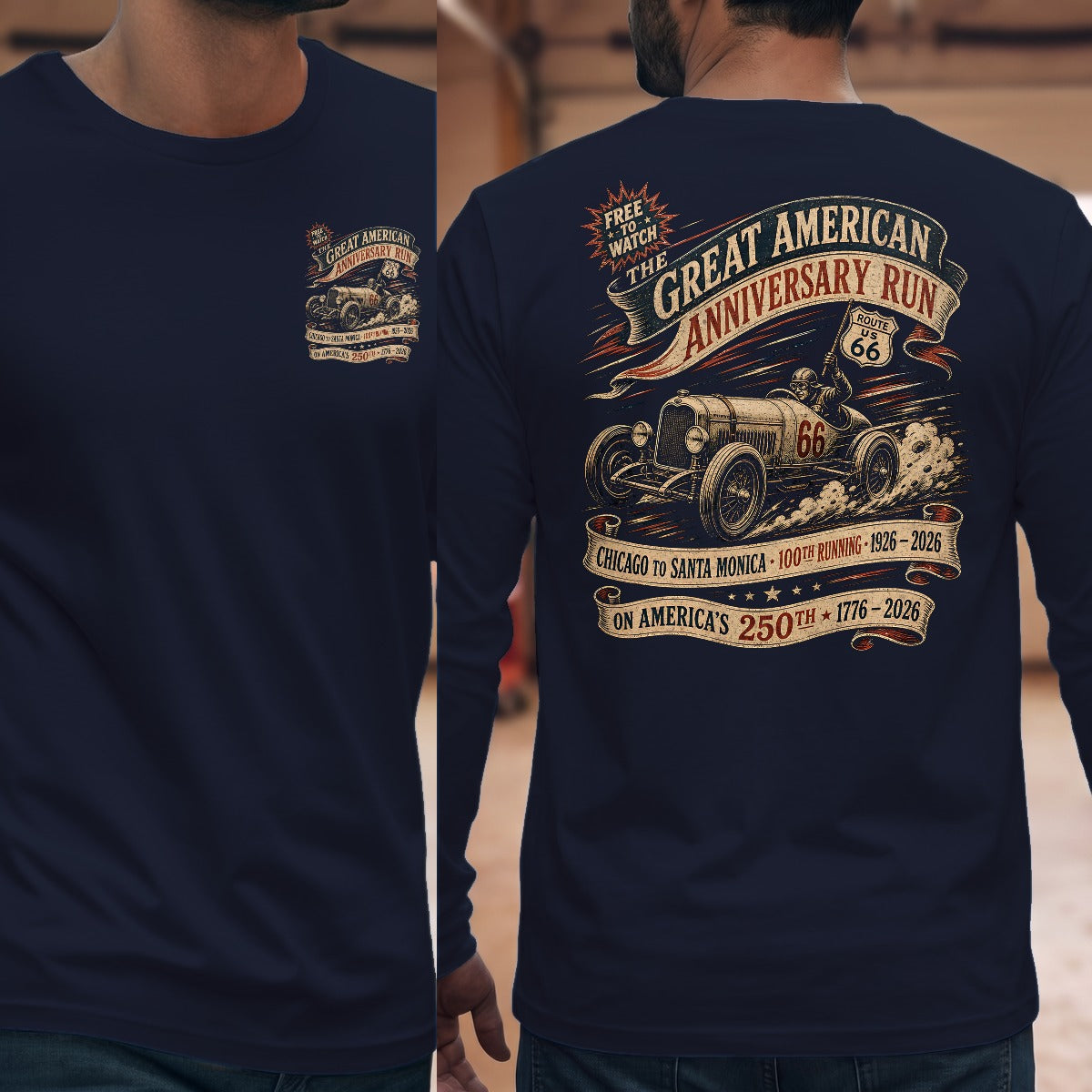Navy | Front & Back