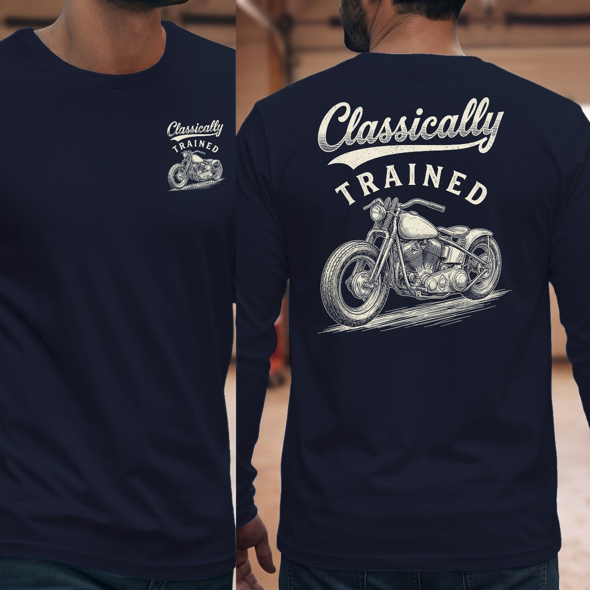 Navy | Front & Back