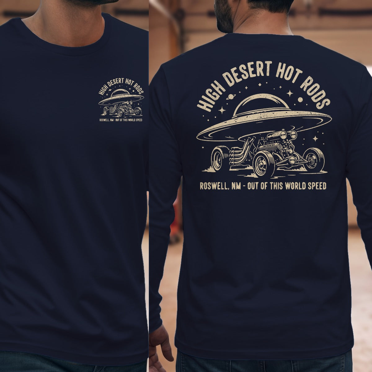 Navy | Front & Back