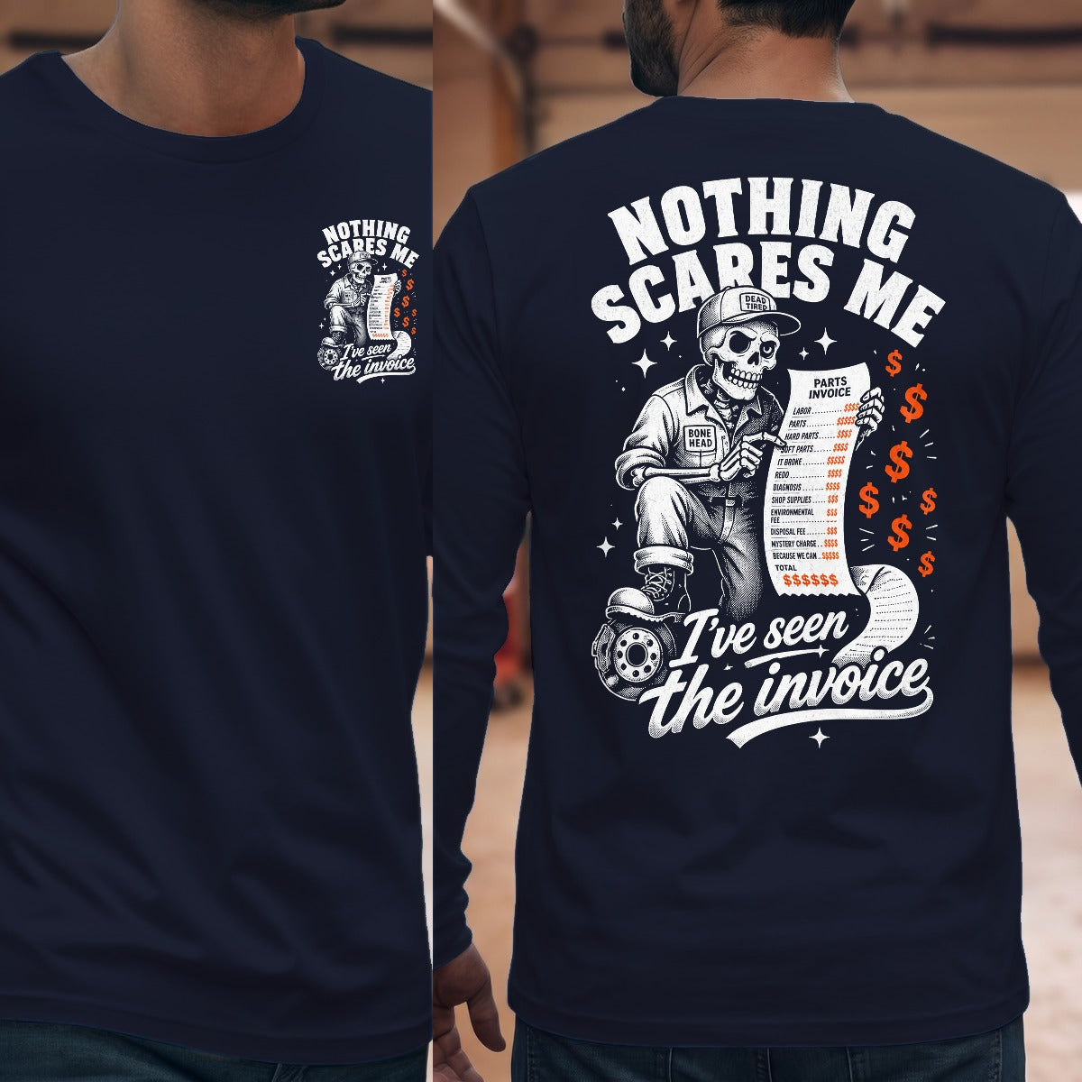Navy | Front & Back