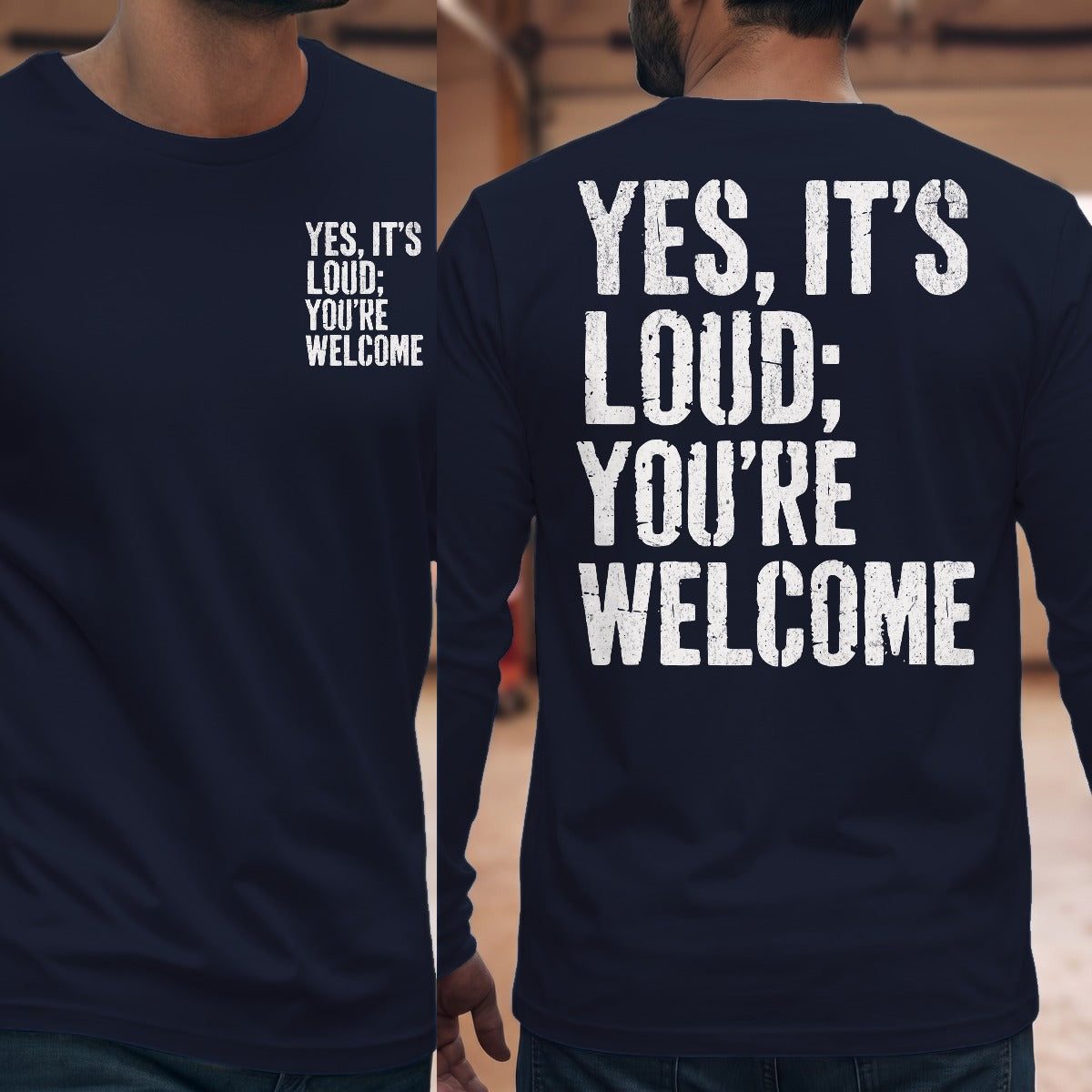 Navy | Front & Back