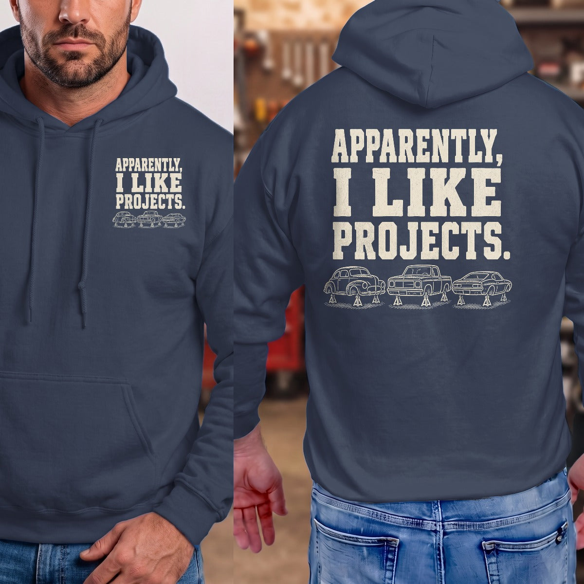 Navy | Front & Back
