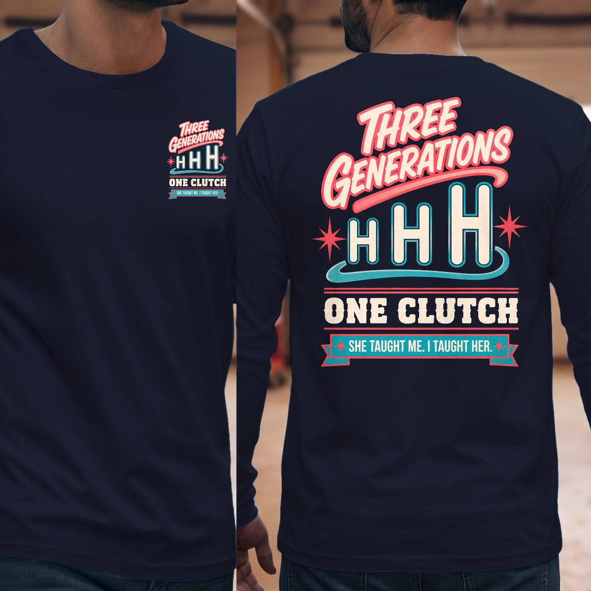 Navy | Front & Back