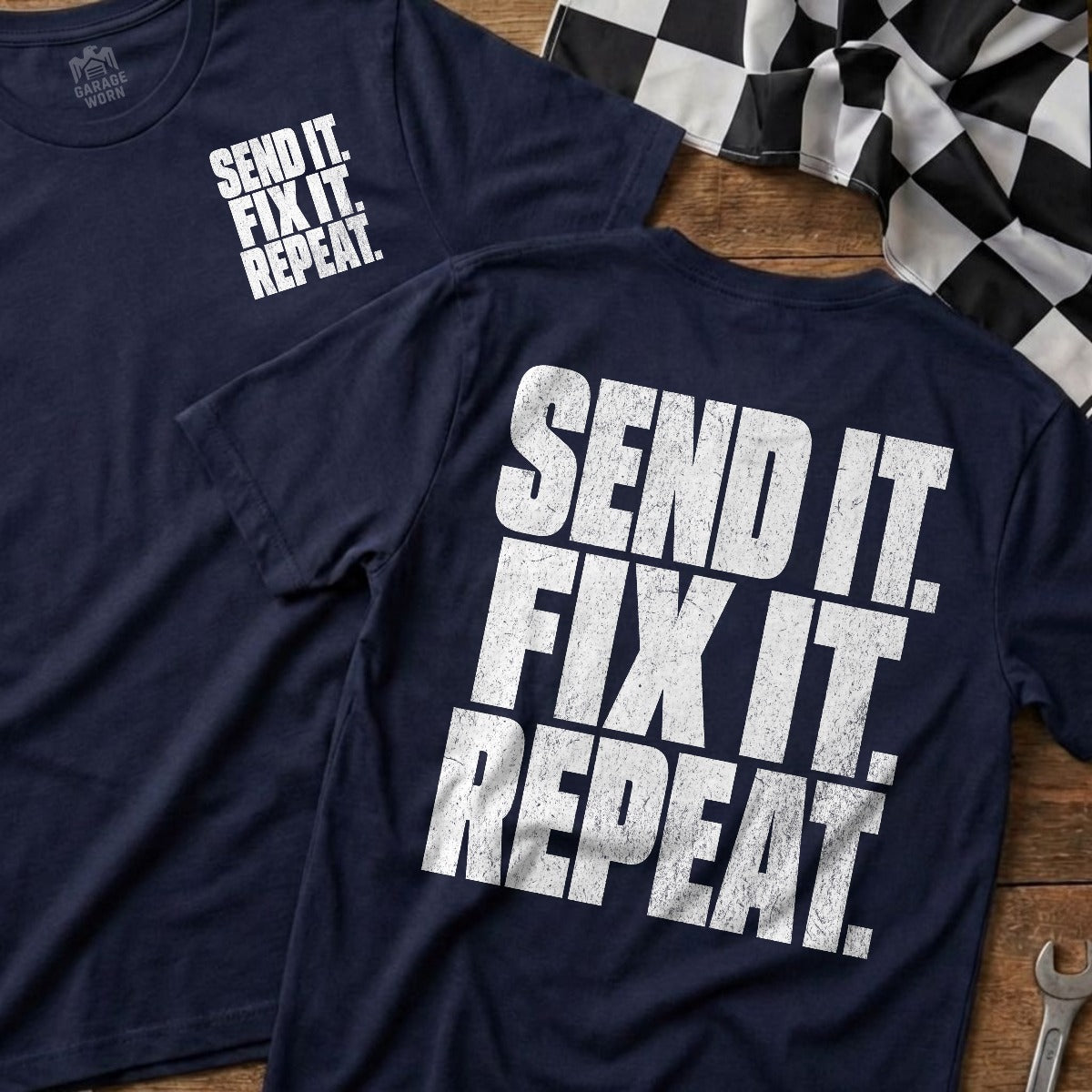 Navy | Front & Back