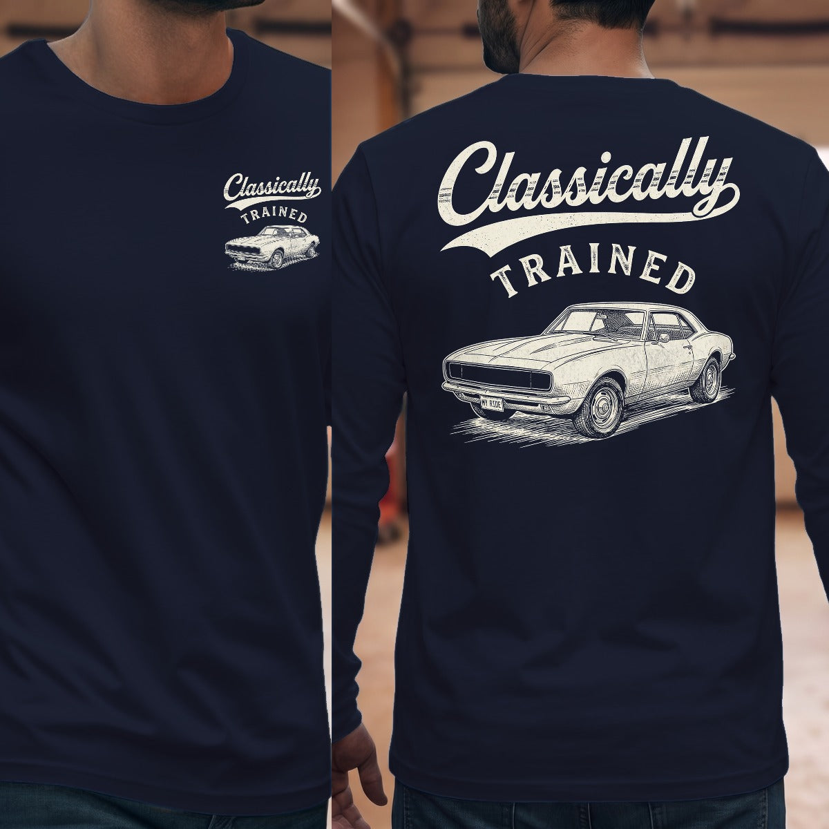 Navy | Front & Back