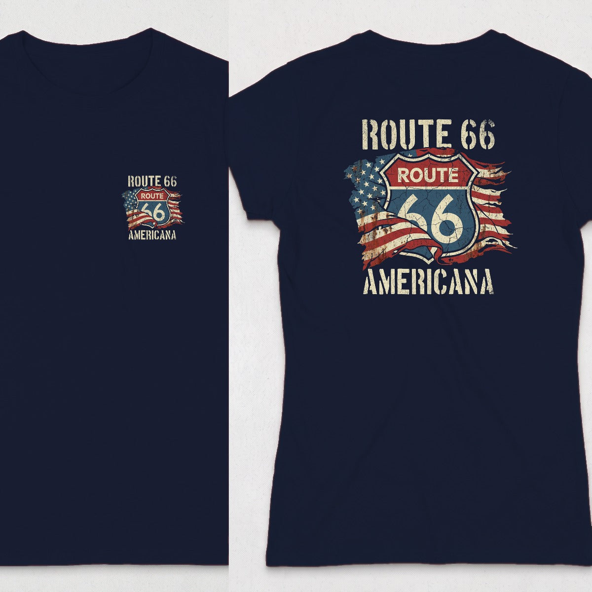 Navy | Front & Back