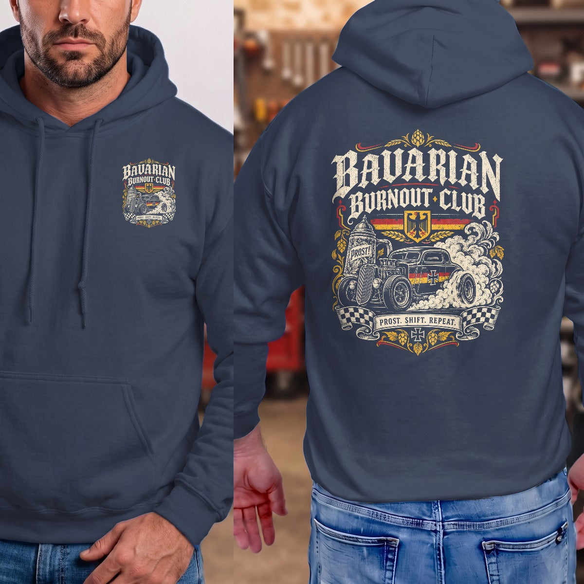 Navy | Front & Back