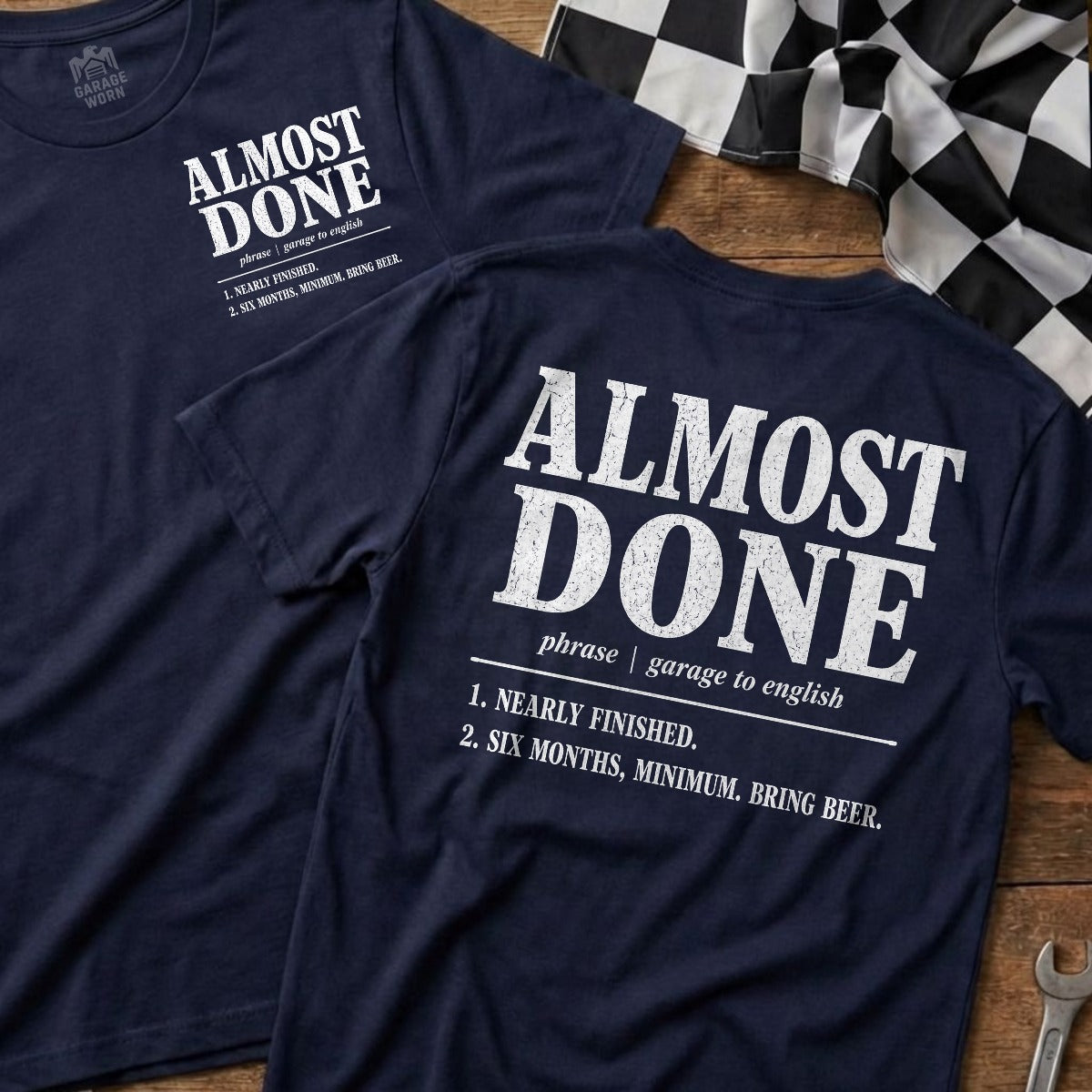 Navy | Front & Back
