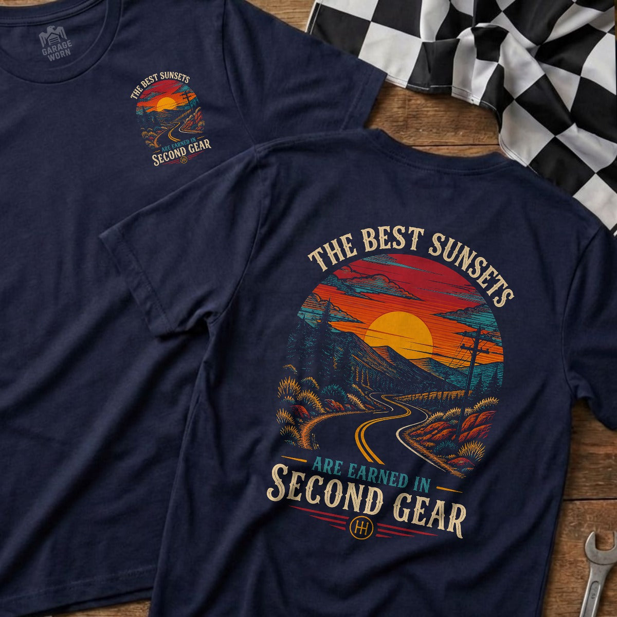 Navy | Front & Back