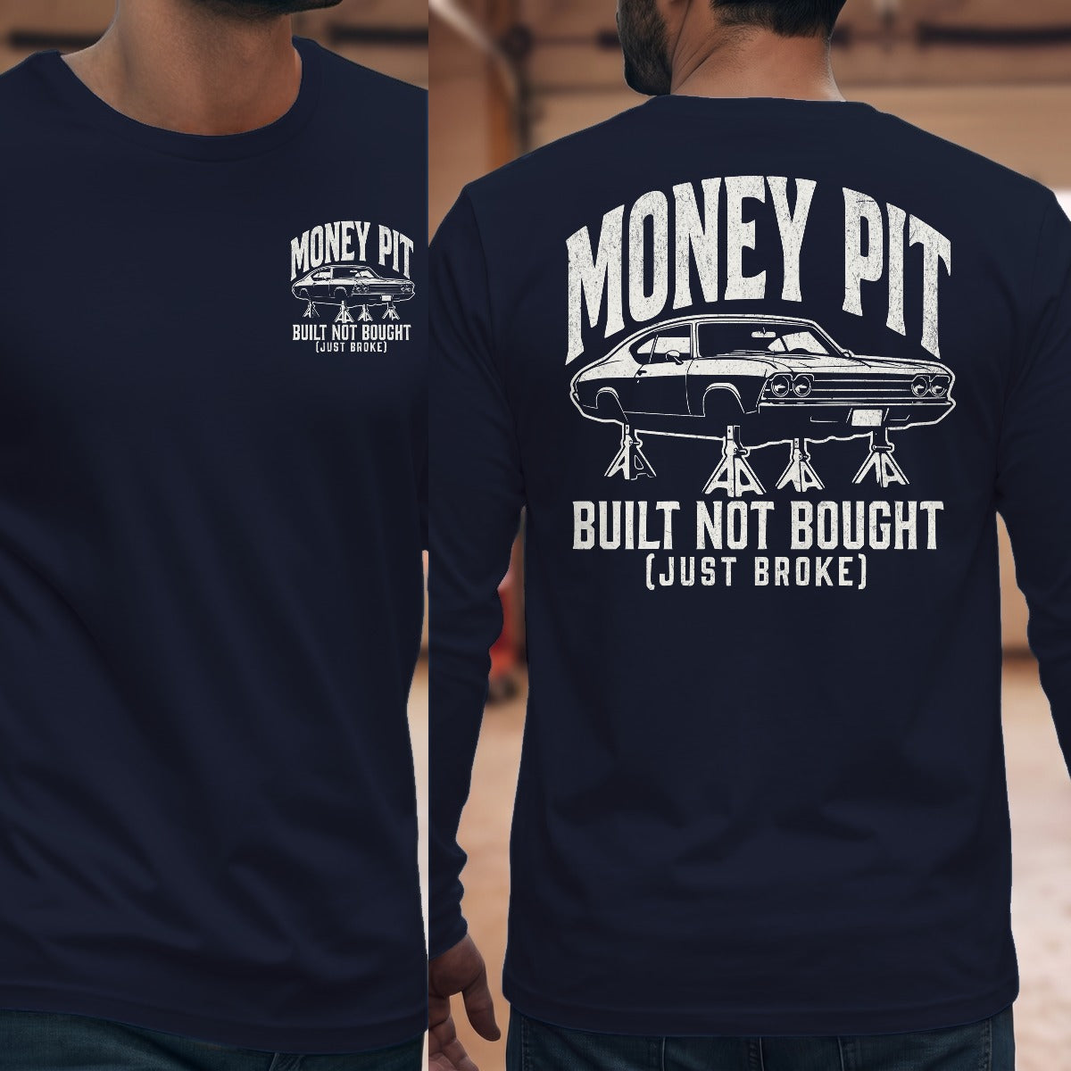 Navy | Front & Back