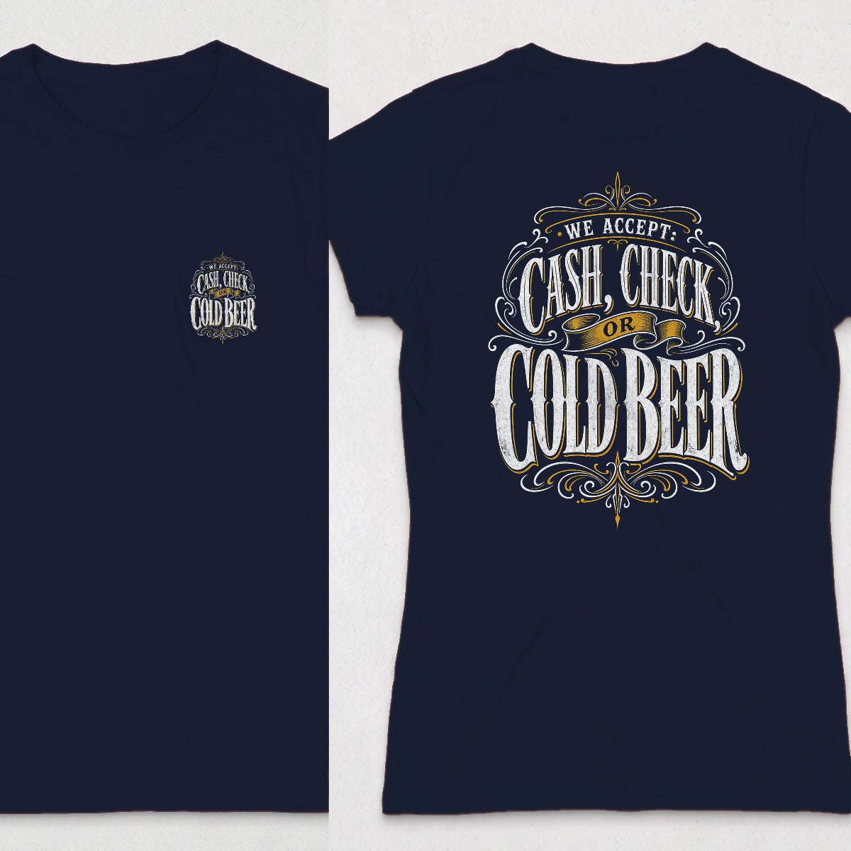 Navy | Front & Back