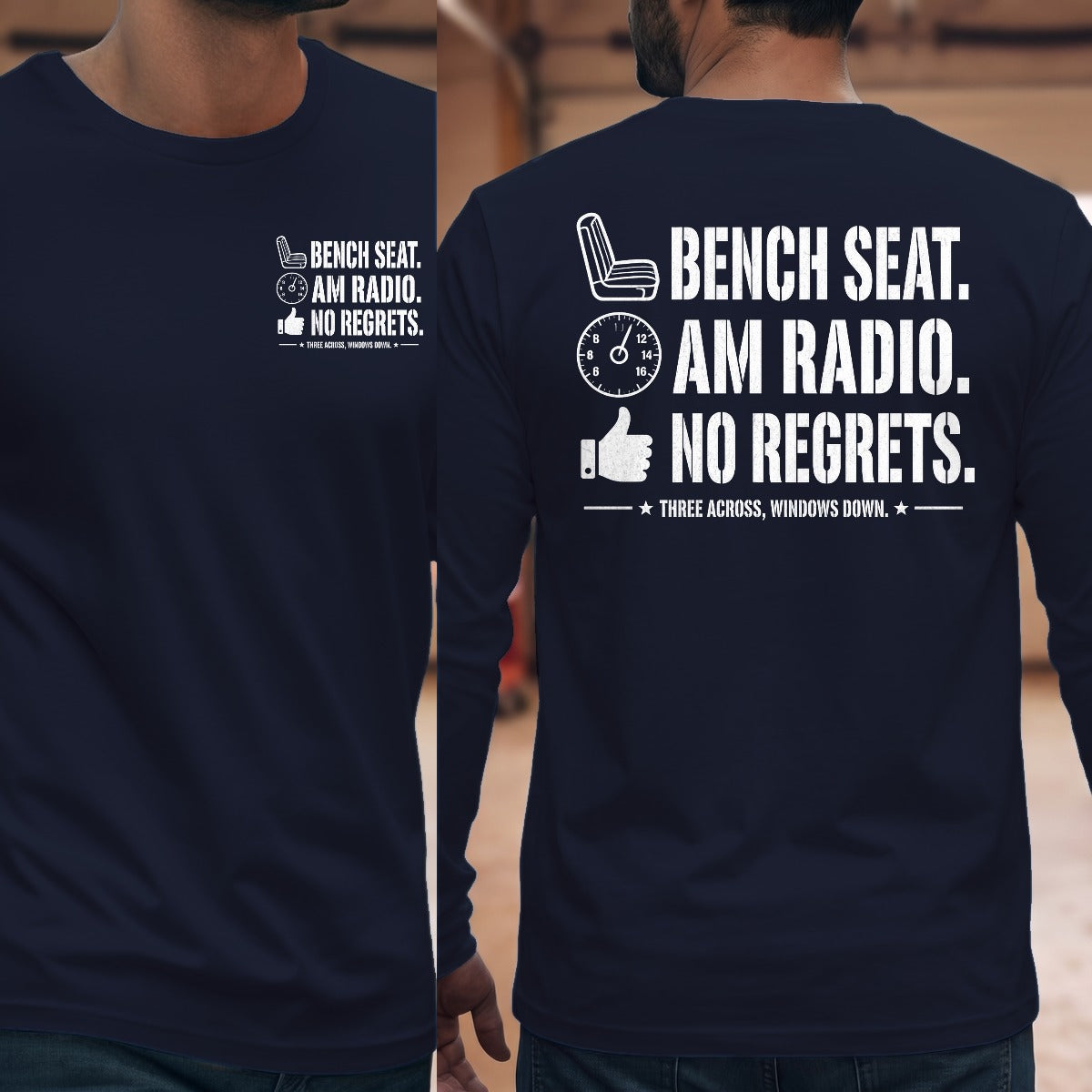 Navy | Front & Back