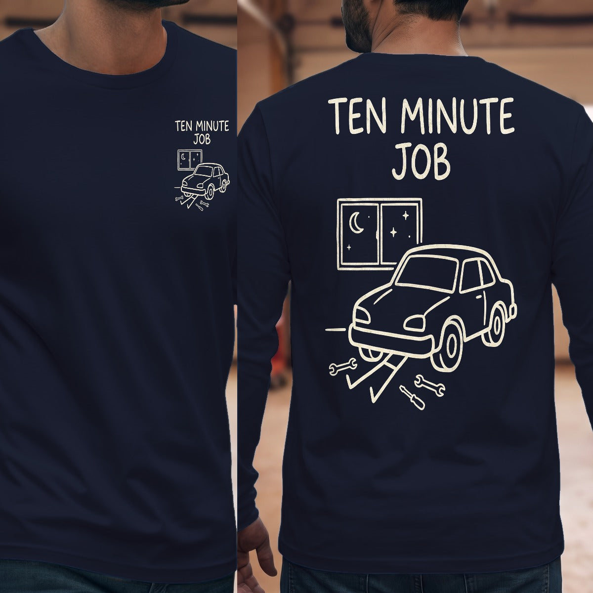 Navy | Front & Back