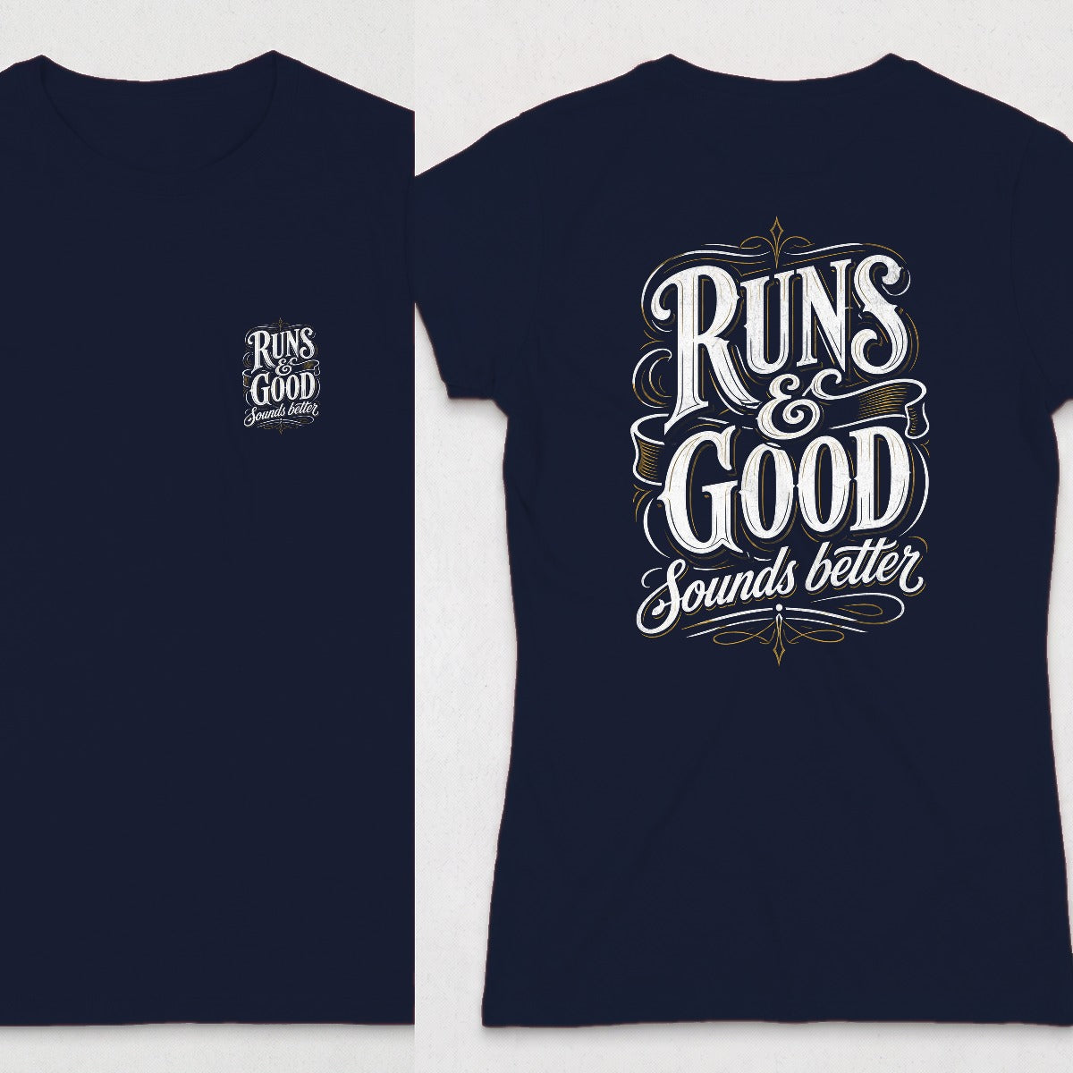 Navy | Front & Back