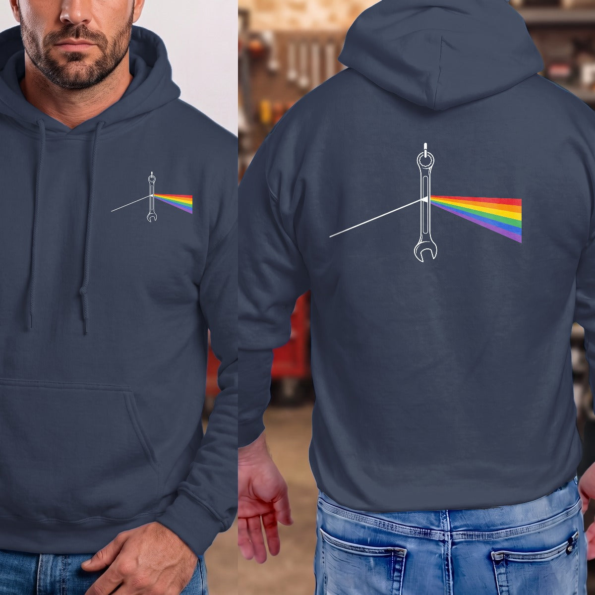 Navy | Front & Back
